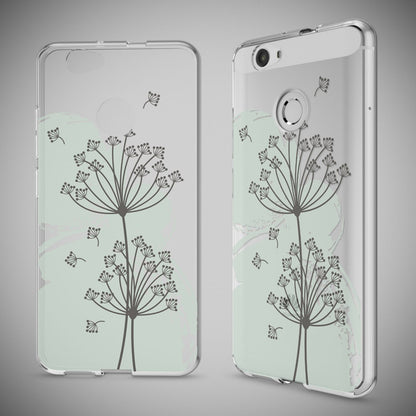 Huawei Nova Handy Hülle von NALIA, Silikon Motiv Case Cover Muster TPU Schutz Dandelion Blau NALIA