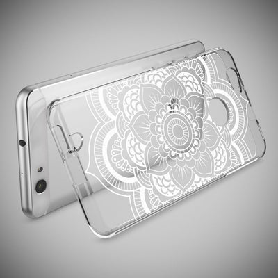 NALIA Handyhülle kompatibel mit Huawei Nova, Slim Silikon Motiv Case Cover Hülle Crystal Schutzhülle Dünn Durchsichtig, Etui Handy-Tasche Back-Cover Smart-Phone Bumper Pattern Flowers NALIA Protective Hülle