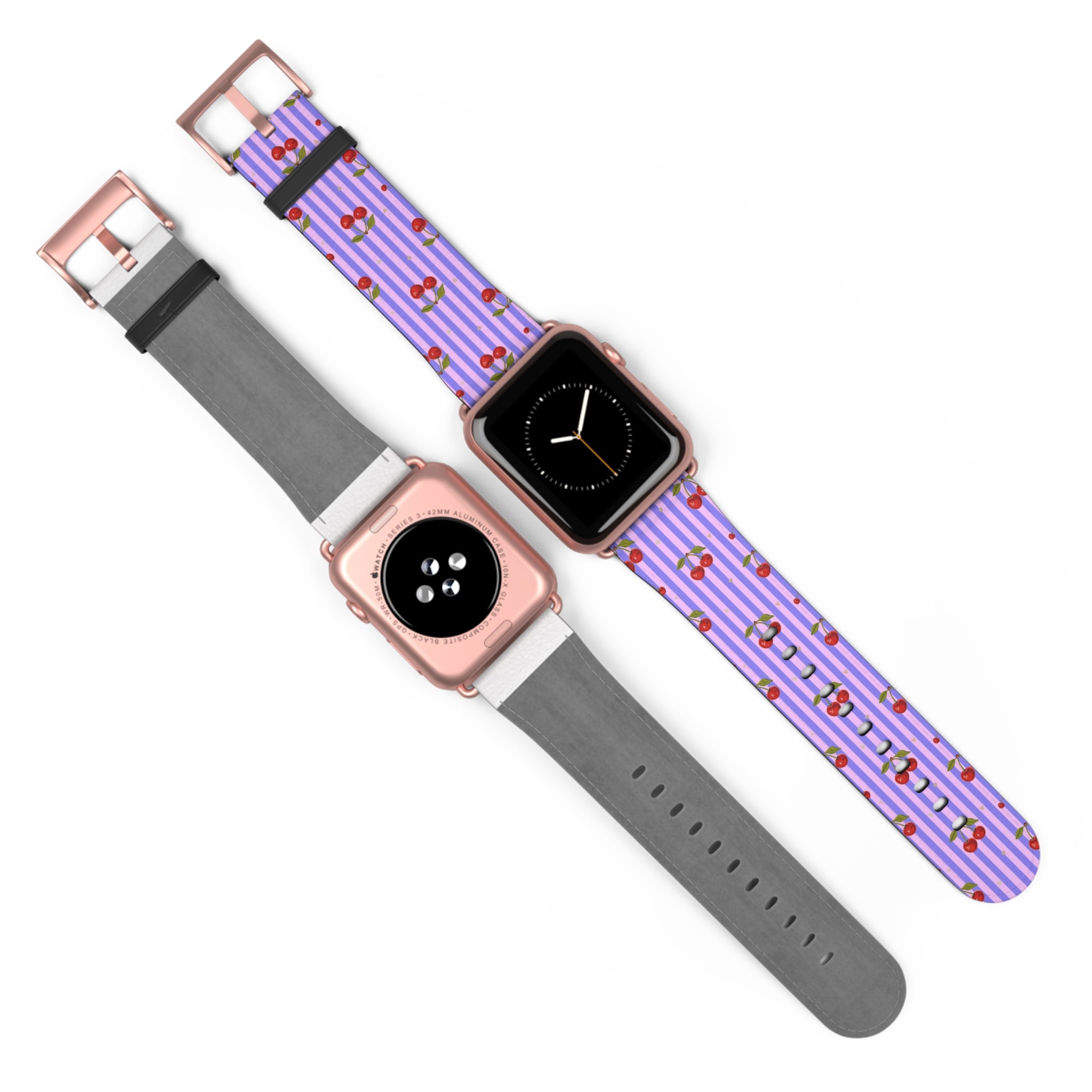 Cherie - Apple Watch Armband 44-49mm & 42 (Serie 1-3) 42 - 45 mm Rose Gold Matte Printify Accessories