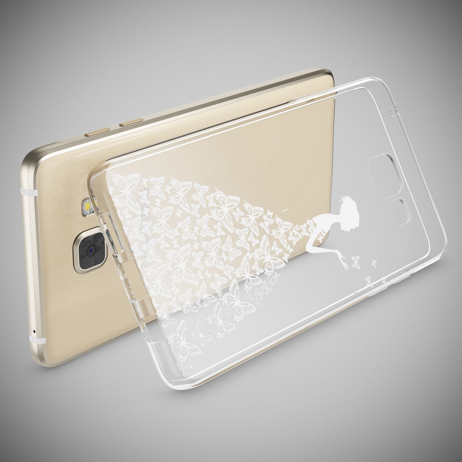 NALIA Transparente Silikonhülle Samsung Galaxy A5 2016 Case Anti-Gelb stoßfest NALIA