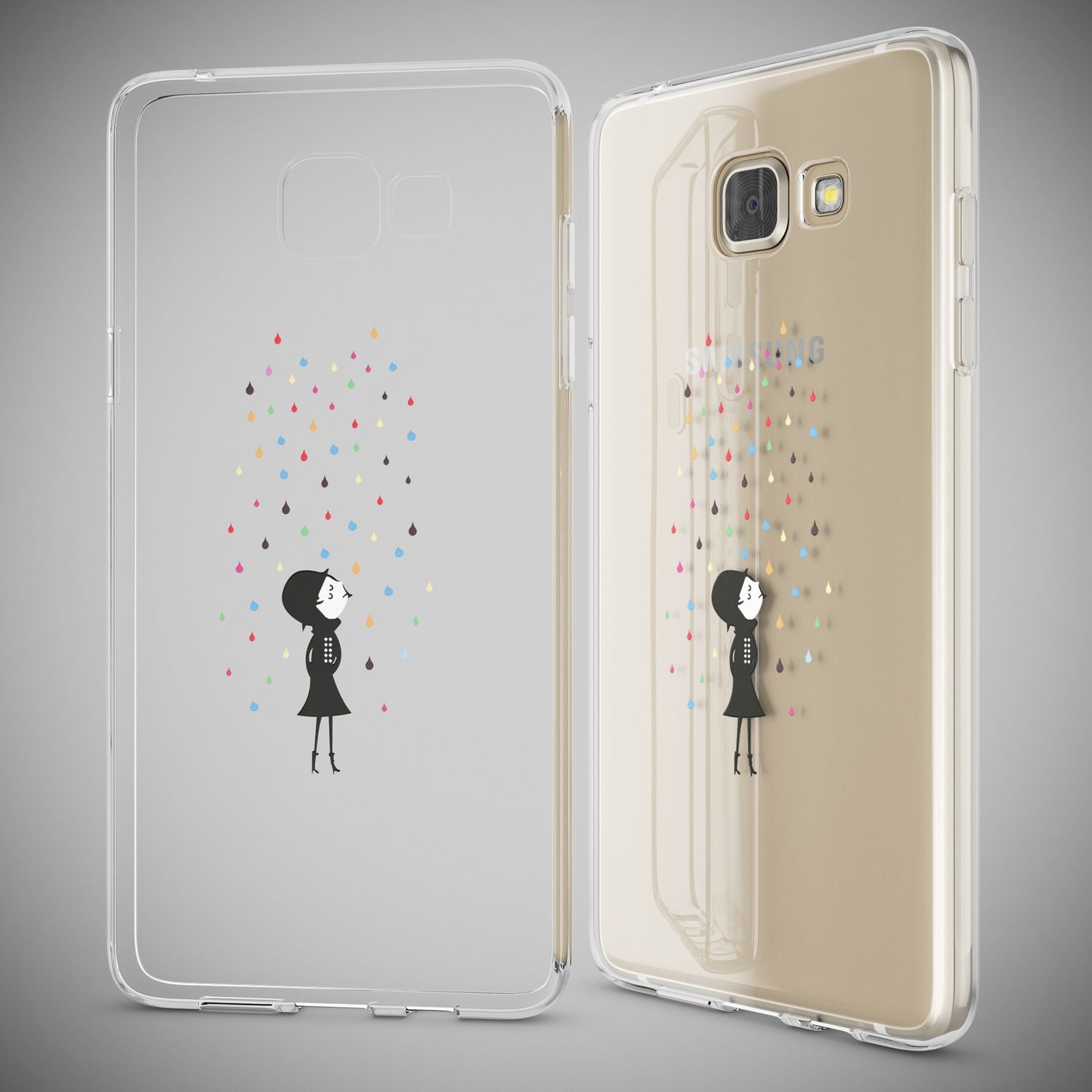 NALIA Transparente Silikonhülle Samsung Galaxy A5 2016 Case Anti-Gelb stoßfest NALIA