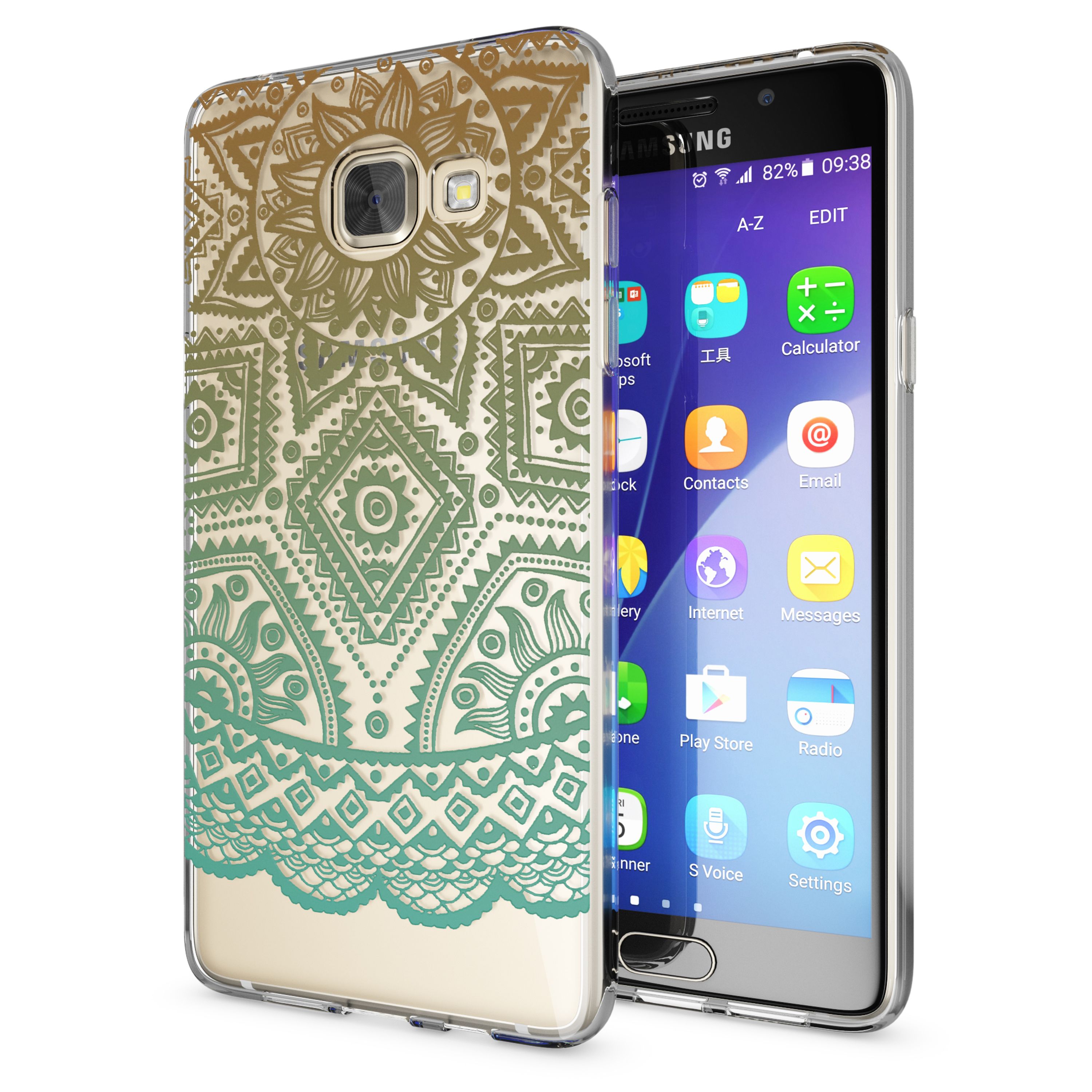 NALIA Transparente Silikonhülle Samsung Galaxy A5 2016 Case Anti-Gelb stoßfest NALIA