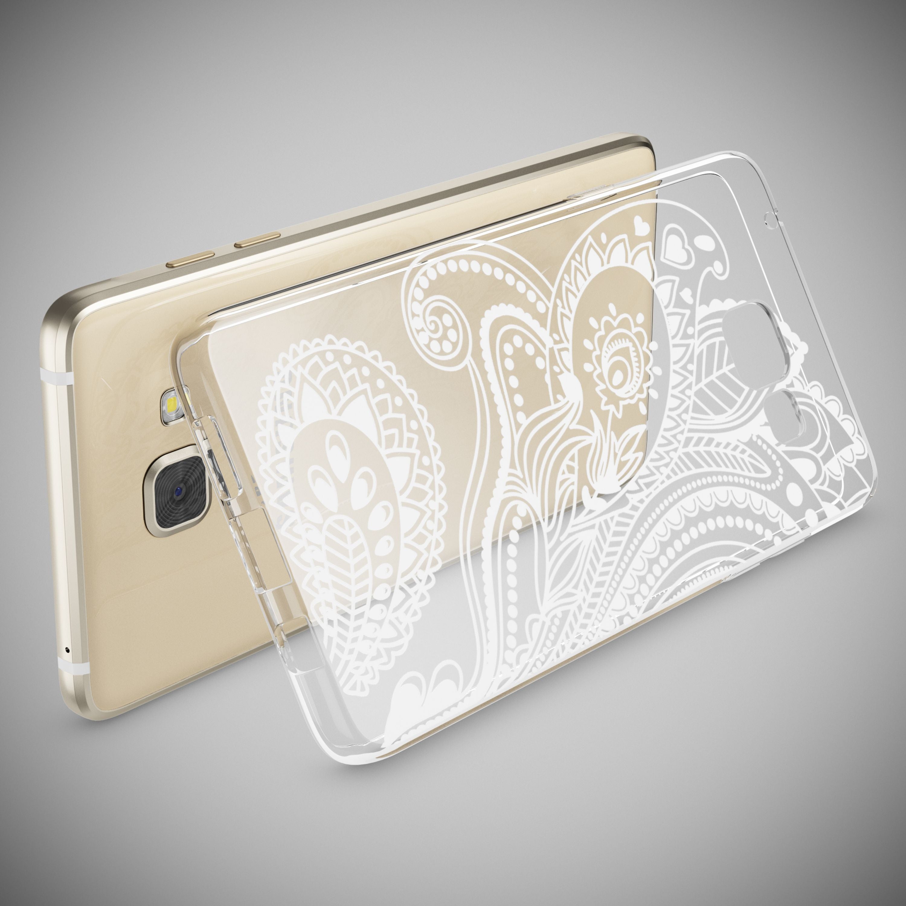 NALIA Transparente Silikonhülle Samsung Galaxy A5 2016 Case Anti-Gelb stoßfest NALIA