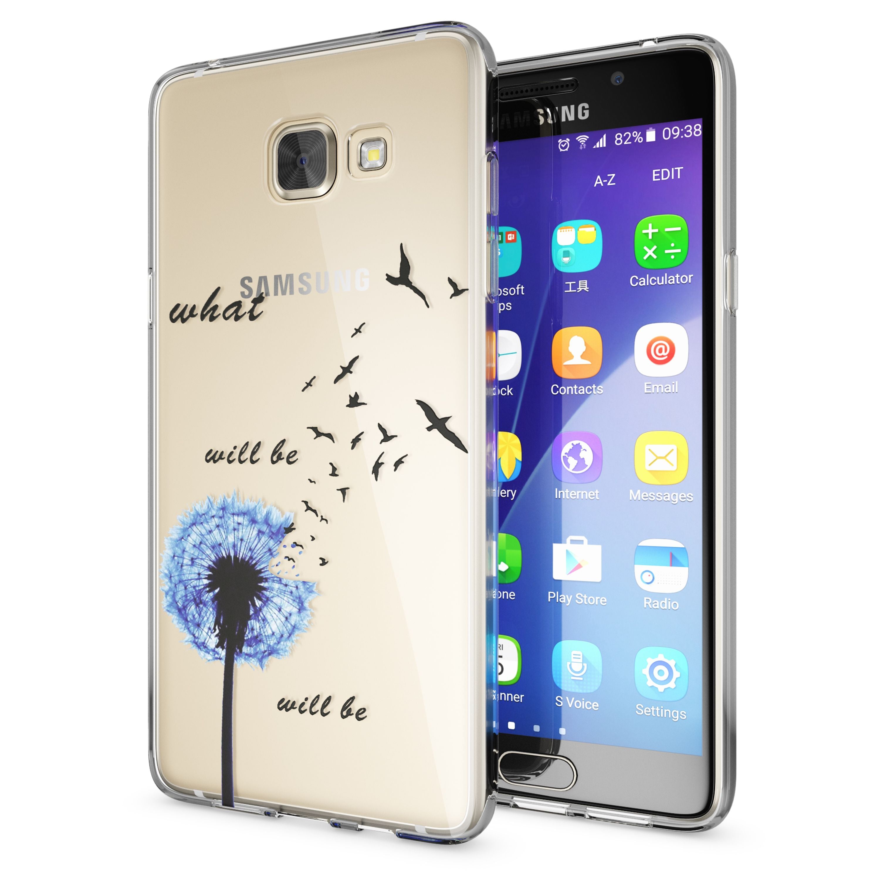 NALIA Transparente Silikonhülle Samsung Galaxy A5 2016 Case Anti-Gelb stoßfest NALIA