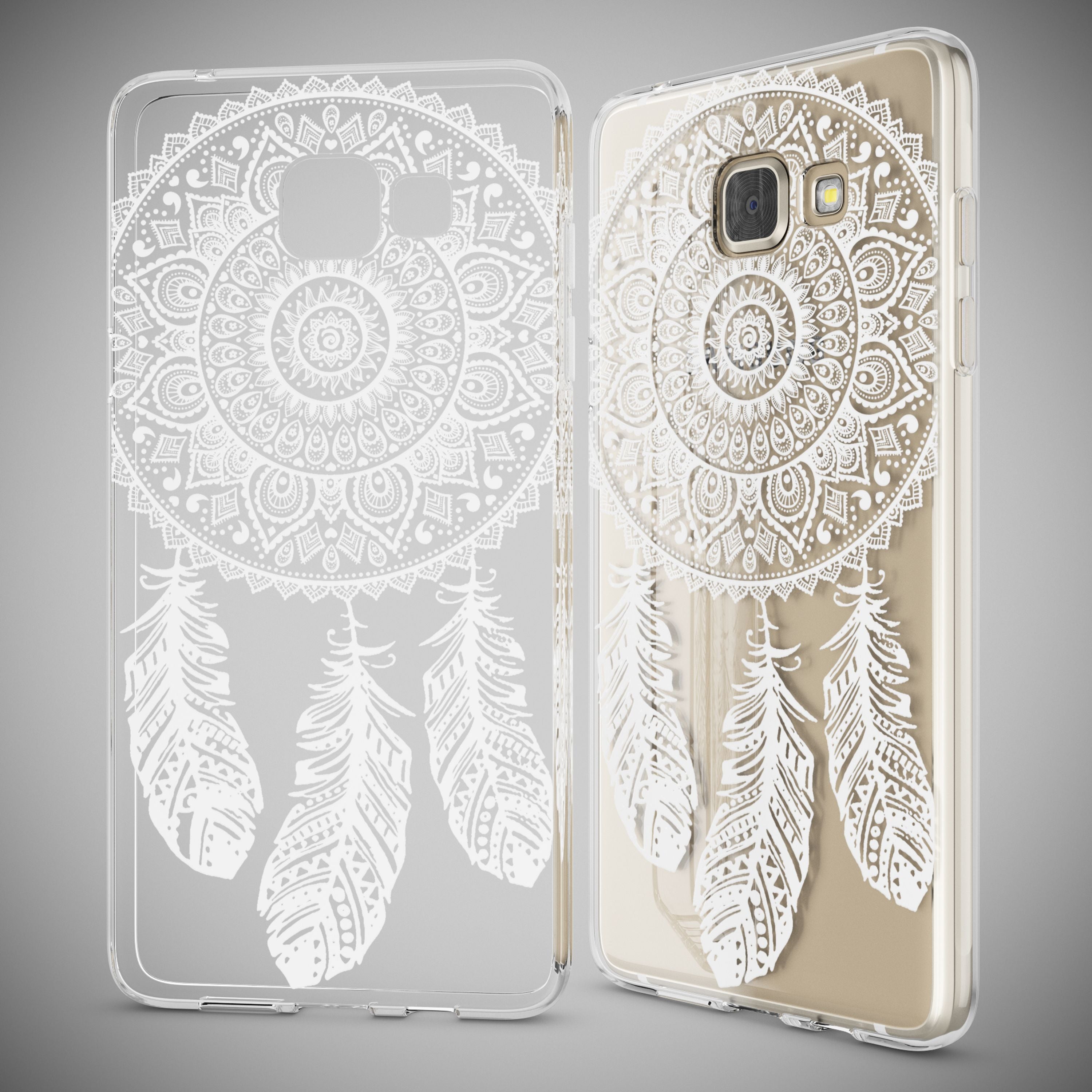 NALIA Transparente Silikonhülle Samsung Galaxy A5 2016 Case Anti-Gelb stoßfest NALIA