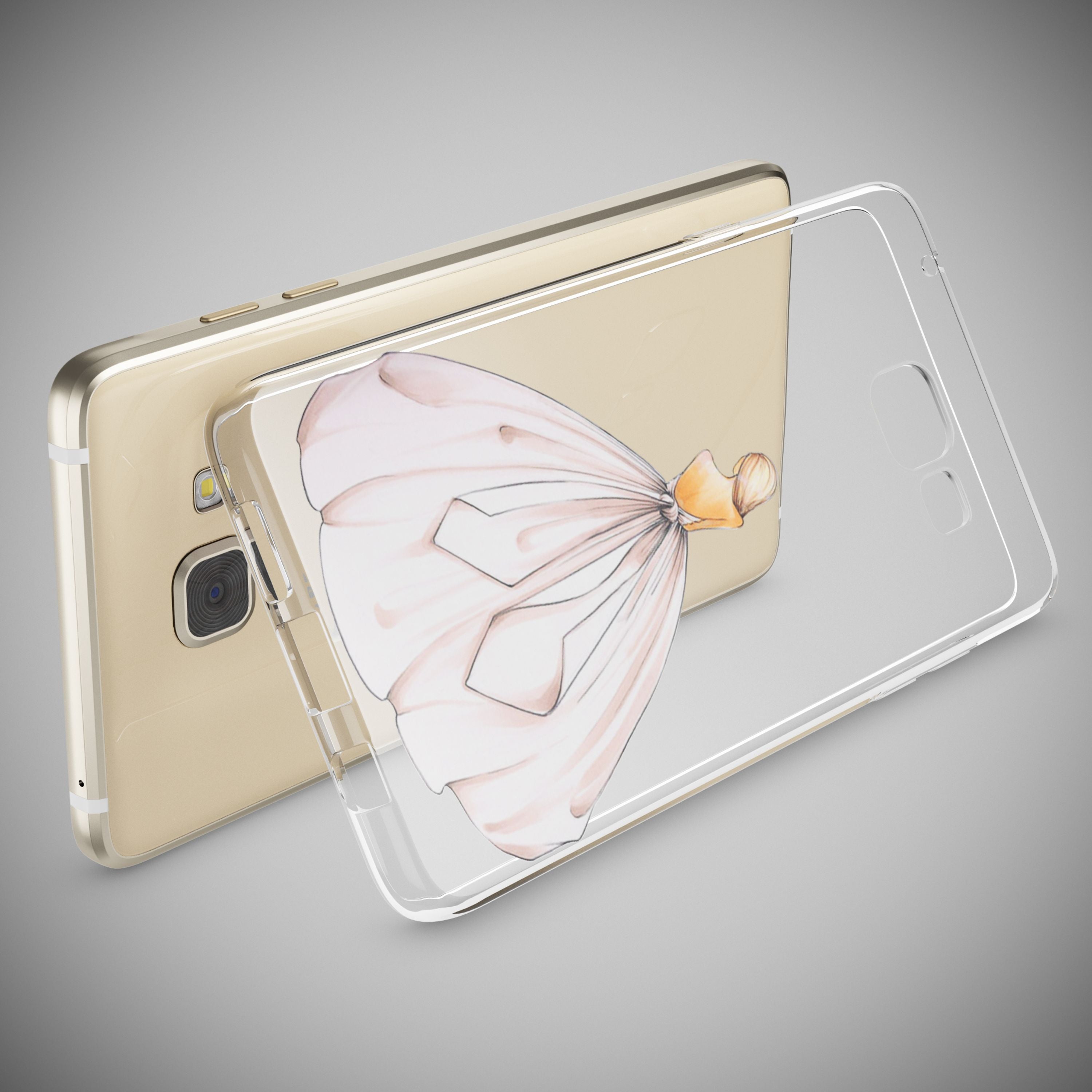 NALIA Transparente Silikonhülle Samsung Galaxy A5 2016 Case Anti-Gelb stoßfest NALIA