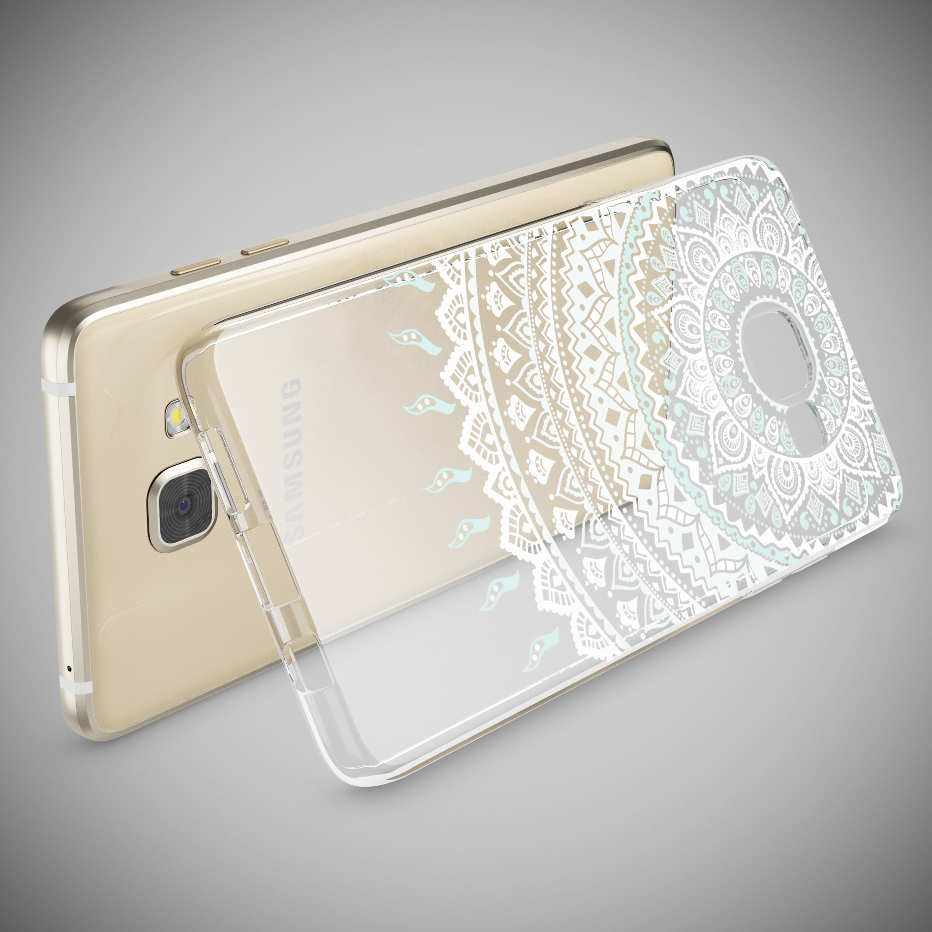 NALIA Transparente Silikonhülle Samsung Galaxy A5 2016 Case Anti-Gelb stoßfest NALIA