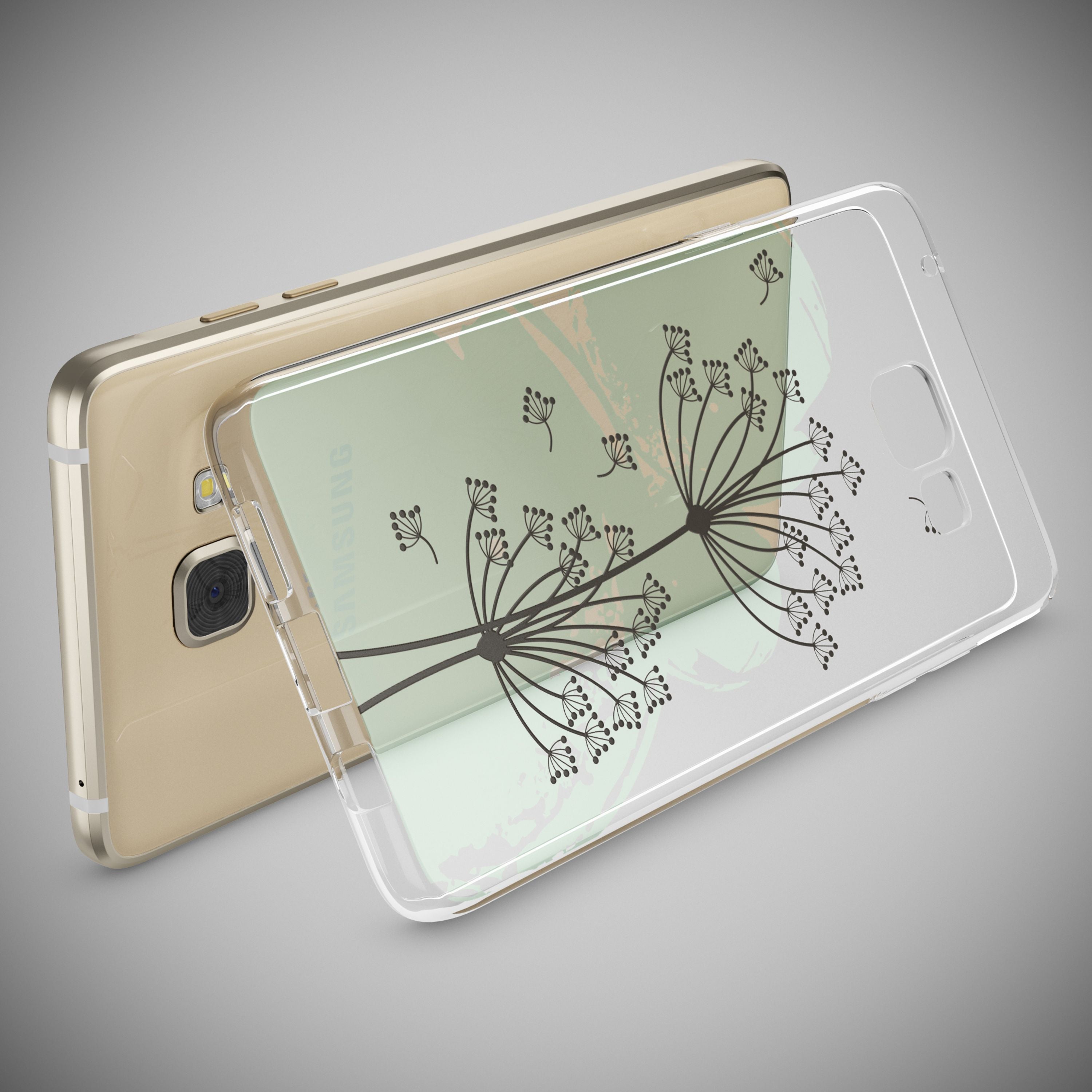 NALIA Transparente Silikonhülle Samsung Galaxy A5 2016 Case Anti-Gelb stoßfest NALIA
