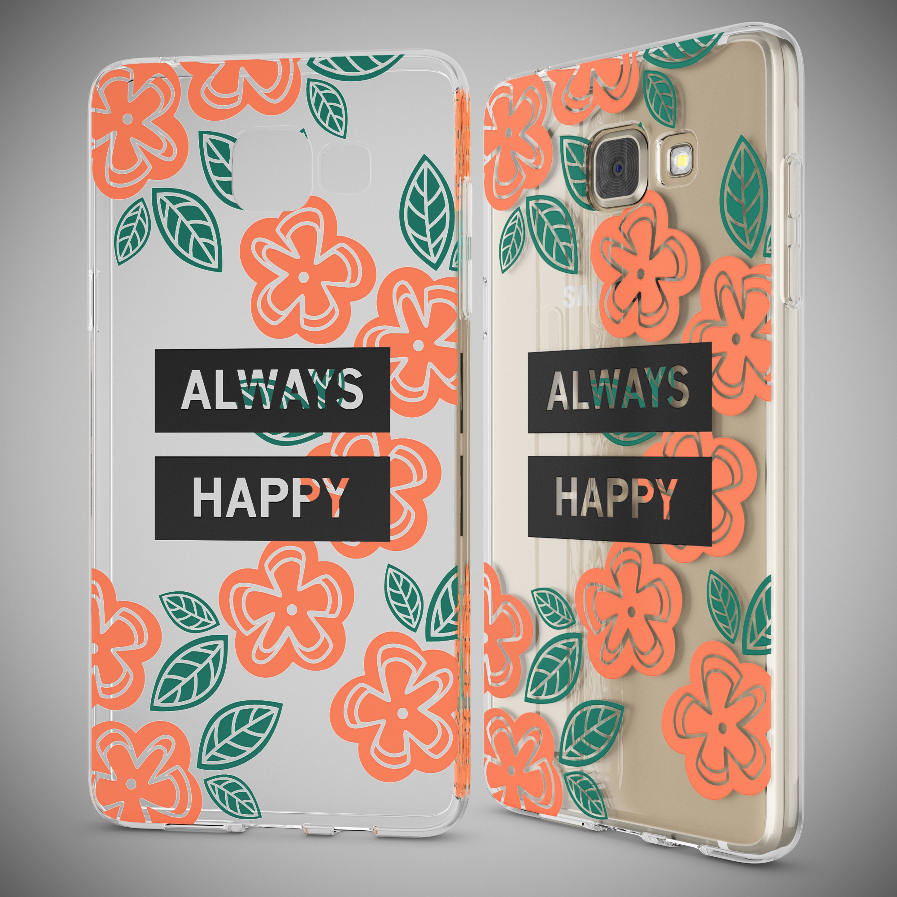NALIA Transparente Silikonhülle Samsung Galaxy A5 2016 Case Anti-Gelb stoßfest NALIA