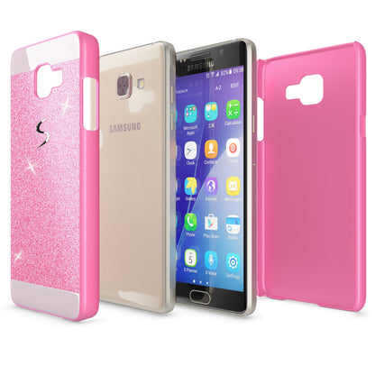 Samsung Galaxy A5 2017 Glitzer Handy Hülle von NALIA, Hard Case Cover Bumper NALIA