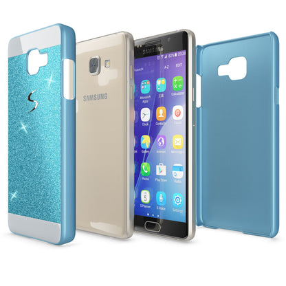 Samsung Galaxy A5 2017 Glitzer Handy Hülle von NALIA, Hard Case Cover Bumper NALIA