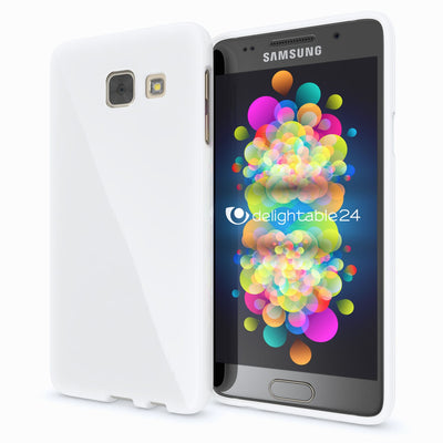 NALIA Handyhülle kompatibel mit Samsung Galaxy A5 2017, Ultra-Slim TPU Silikon Jelly Case Hülle, Dünne Gummi Schutzhülle Skin, Etui Handy-Tasche Telefon-Schale Back-Cover Smart-Phone Bumper - Weiß Default Title NALIA SlimFit Hülle