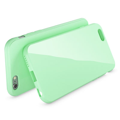 NALIA Handyhülle kompatibel mit iPhone 6 Plus 6S Plus, Ultra-Slim TPU Silikon Jelly Case, Dünne Cover Gummi Schutz-Hülle Skin, Handy-Tasche Telefon-Schale Back-Cover Smart-Phone Bumper - Mint Grün NALIA SlimFit Hülle