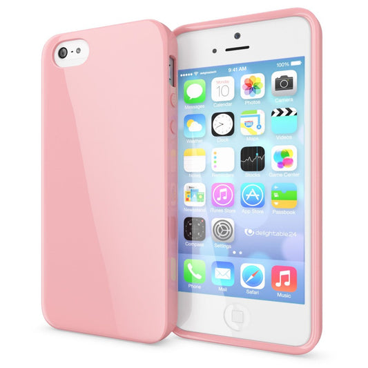 iPhone SE 5 5S Hülle Handyhülle von NALIA, Ultra-Slim TPU Silikon Jelly Case