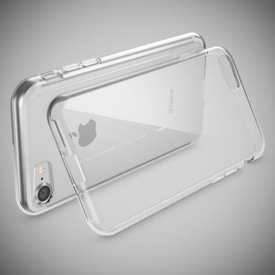 NALIA Transparente Silikonhülle für iPhone 7 / 8 / SE 2020 / SE 2022 – Anti-Gelb & Rutschfest – GLAZE (Handyhülle Kristallklar, Schlank & Stoßfest) – Marke aus Berlin Default Title NALIA Transparente Hülle
