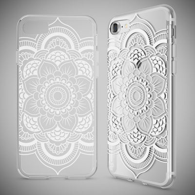 NALIA Handyhülle kompatibel mit iPhone 7, Slim Silikon Motiv Handy-Case Crystal Schutz-Hülle Dünn Durchsichtig, Etui Handy-Tasche Schale Back-Cover Transparent Bumper NALIA Transparente Hülle