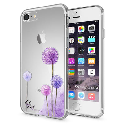 NALIA Handyhülle kompatibel mit iPhone 7, Slim Silikon Motiv Handy-Case Crystal Schutz-Hülle Dünn Durchsichtig, Etui Handy-Tasche Schale Back-Cover Transparent Bumper NALIA Transparente Hülle