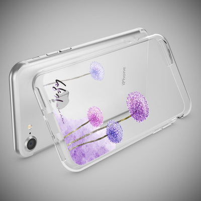 NALIA Handyhülle kompatibel mit iPhone 7, Slim Silikon Motiv Handy-Case Crystal Schutz-Hülle Dünn Durchsichtig, Etui Handy-Tasche Schale Back-Cover Transparent Bumper NALIA Transparente Hülle