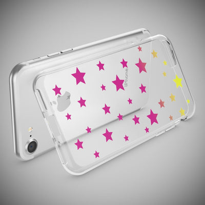 NALIA Handyhülle kompatibel mit iPhone 7, Slim Silikon Motiv Handy-Case Crystal Schutz-Hülle Dünn Durchsichtig, Etui Handy-Tasche Schale Back-Cover Transparent Bumper Indian Pattern NALIA Transparente Hülle