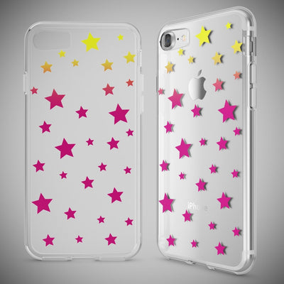 NALIA Handyhülle kompatibel mit iPhone 7, Slim Silikon Motiv Handy-Case Crystal Schutz-Hülle Dünn Durchsichtig, Etui Handy-Tasche Schale Back-Cover Transparent Bumper Indian Pattern NALIA Transparente Hülle