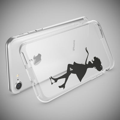 NALIA Handyhülle kompatibel mit iPhone 7, Slim Silikon Motiv Handy-Case Crystal Schutz-Hülle Dünn Durchsichtig, Etui Handy-Tasche Schale Back-Cover Transparent Bumper Spring Flowers NALIA Transparente Hülle