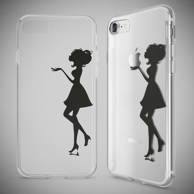 NALIA Handyhülle kompatibel mit iPhone 7, Slim Silikon Motiv Handy-Case Crystal Schutz-Hülle Dünn Durchsichtig, Etui Handy-Tasche Schale Back-Cover Transparent Bumper Spring Flowers NALIA Transparente Hülle