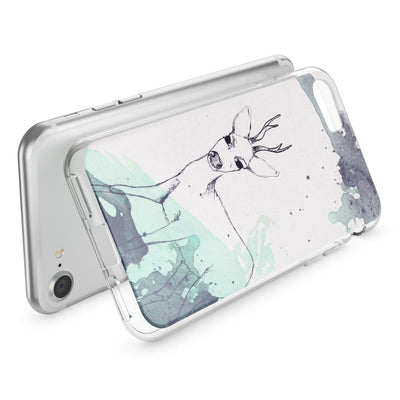NALIA Handyhülle kompatibel mit iPhone 7, Slim Silikon Motiv Handy-Case Crystal Schutz-Hülle Dünn Durchsichtig, Etui Handy-Tasche Schale Back-Cover Transparent Bumper NALIA Transparente Hülle