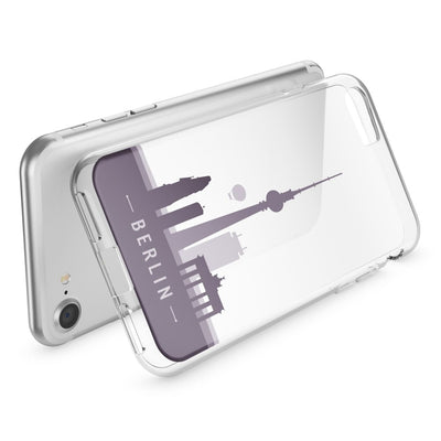 NALIA Handyhülle kompatibel mit iPhone 7, Slim Silikon Motiv Handy-Case Crystal Schutz-Hülle Dünn Durchsichtig, Etui Handy-Tasche Schale Back-Cover Transparent Bumper Butterfly Princess NALIA Transparente Hülle