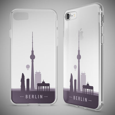 NALIA Handyhülle kompatibel mit iPhone 7, Slim Silikon Motiv Handy-Case Crystal Schutz-Hülle Dünn Durchsichtig, Etui Handy-Tasche Schale Back-Cover Transparent Bumper Butterfly Princess NALIA Transparente Hülle