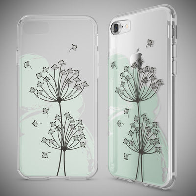 NALIA Handyhülle kompatibel mit iPhone 7, Slim Silikon Motiv Handy-Case Crystal Schutz-Hülle Dünn Durchsichtig, Etui Handy-Tasche Schale Back-Cover Transparent Bumper NALIA Transparente Hülle