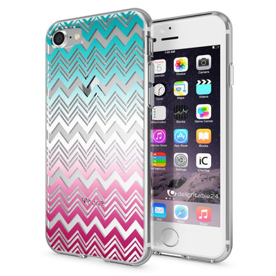 NALIA Handyhülle kompatibel mit iPhone 7, Slim Silikon Motiv Handy-Case Crystal Schutz-Hülle Dünn Durchsichtig, Etui Handy-Tasche Schale Back-Cover Transparent Bumper NALIA Transparente Hülle
