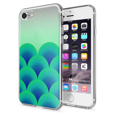 NALIA Handyhülle kompatibel mit iPhone 7, Slim Silikon Motiv Handy-Case Crystal Schutz-Hülle Dünn Durchsichtig, Etui Handy-Tasche Schale Back-Cover Transparent Bumper Butterfly Princess NALIA Transparente Hülle