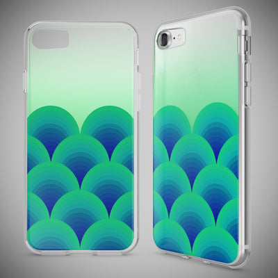 NALIA Handyhülle kompatibel mit iPhone 7, Slim Silikon Motiv Handy-Case Crystal Schutz-Hülle Dünn Durchsichtig, Etui Handy-Tasche Schale Back-Cover Transparent Bumper Butterfly Princess NALIA Transparente Hülle