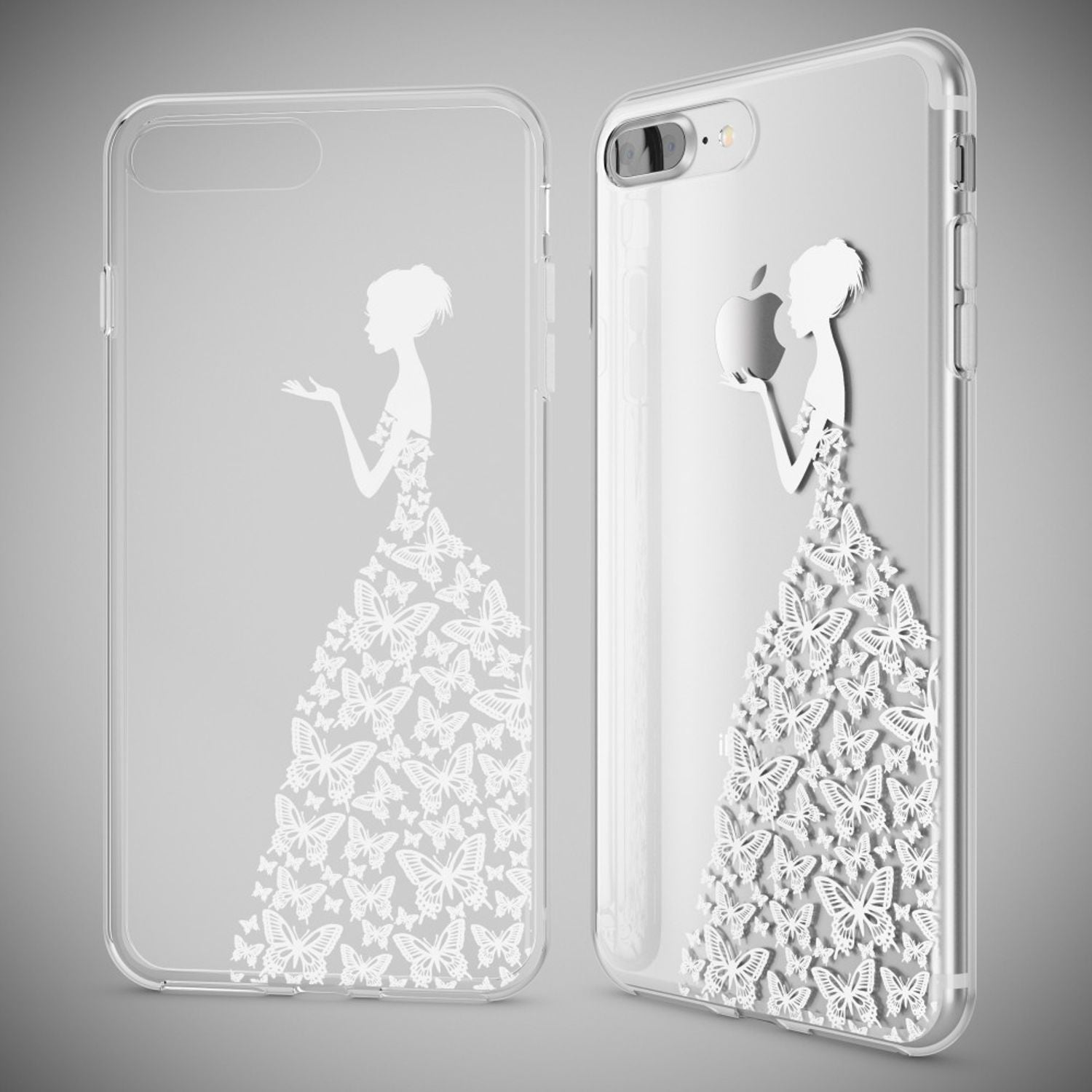 iPhone 8 Plus / 7 Plus Hülle Handyhülle von NALIA, Silikon Case Cover Bumper