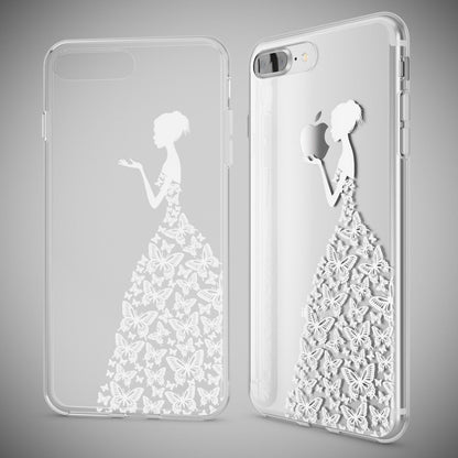 iPhone 8 Plus / 7 Plus Hülle Handyhülle von NALIA, Silikon Case Cover Bumper