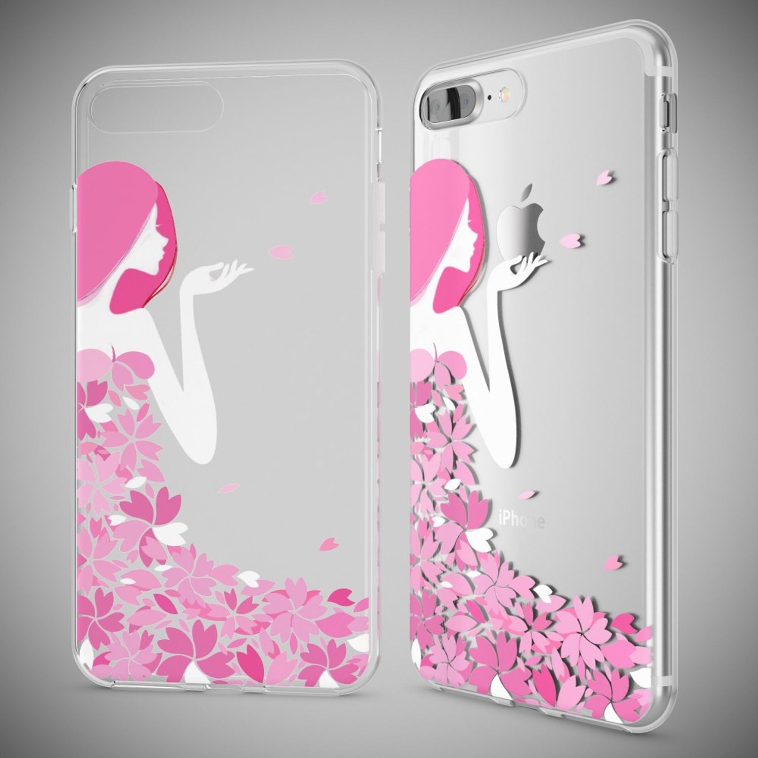 iPhone 8 Plus / 7 Plus Hülle Handyhülle von NALIA, Silikon Case Cover Bumper