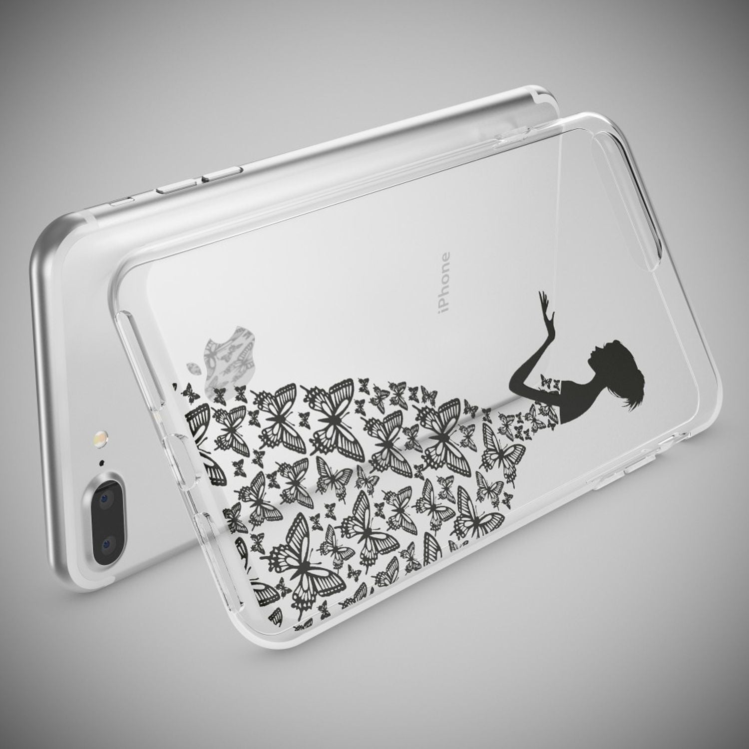 iPhone 8 Plus / 7 Plus Hülle Handyhülle von NALIA, Silikon Case Cover Bumper