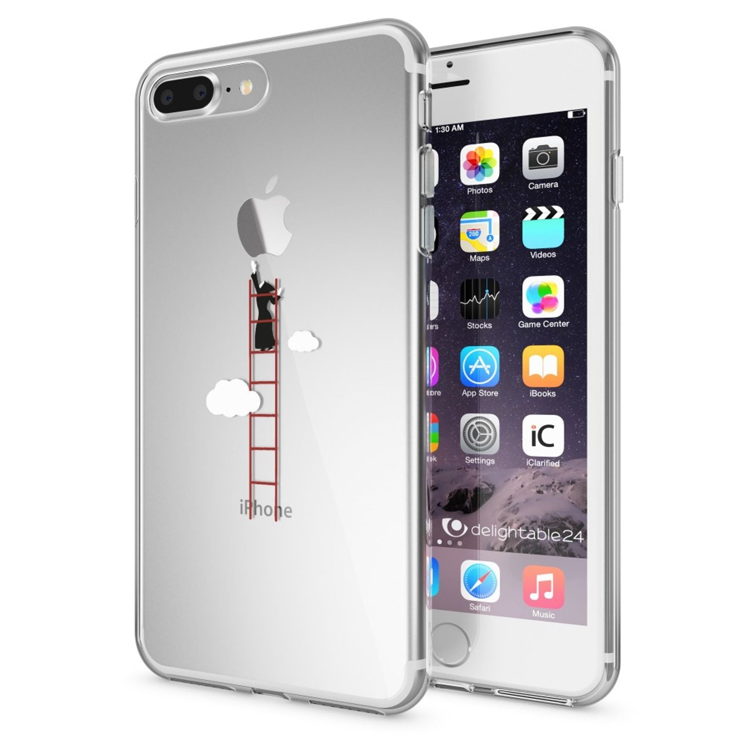 iPhone 8 Plus / 7 Plus Hülle Handyhülle von NALIA, Silikon Case Cover Bumper