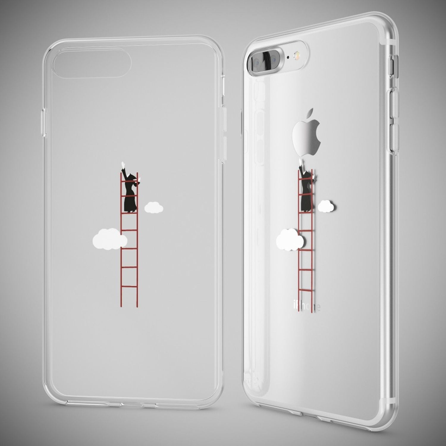 iPhone 8 Plus / 7 Plus Hülle Handyhülle von NALIA, Silikon Case Cover Bumper