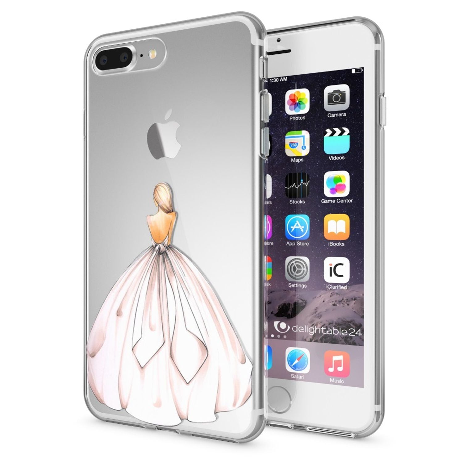 iPhone 8 Plus / 7 Plus Hülle Handyhülle von NALIA, Silikon Case Cover Bumper