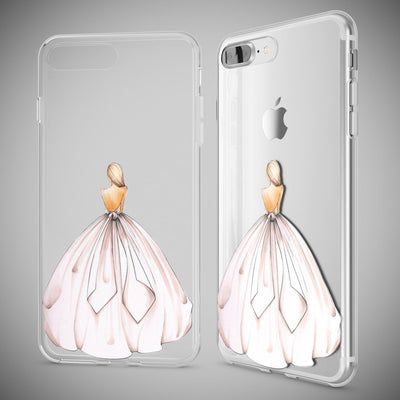 NALIA Handyhülle kompatibel mit iPhone 8 Plus / 7 Plus, Slim Silikon Motiv Handy-Case Crystal Schutz-Hülle Dünn Durchsichtig, Etui Back-Cover Schale Transparent Bumper Dreamcatcher NALIA Protective Hülle