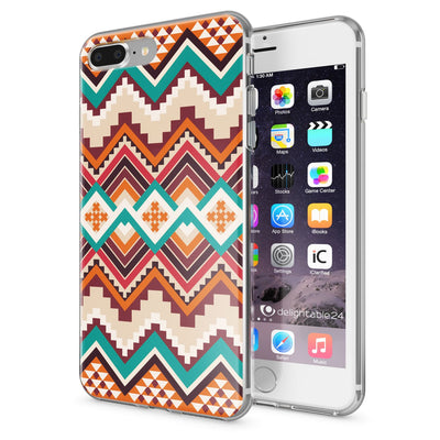NALIA Handyhülle kompatibel mit iPhone 8 Plus / 7 Plus, Slim Silikon Motiv Handy-Case Crystal Schutz-Hülle Dünn Durchsichtig, Etui Back-Cover Schale Transparent Bumper Deer NALIA Protective Hülle