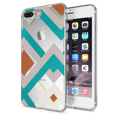 NALIA Handyhülle kompatibel mit iPhone 8 Plus / 7 Plus, Slim Silikon Motiv Handy-Case Crystal Schutz-Hülle Dünn Durchsichtig, Etui Back-Cover Schale Transparent Bumper Spring Flowers NALIA Protective Hülle
