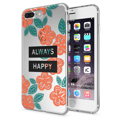 iPhone 8 Plus / 7 Plus Hülle Handyhülle von NALIA, Silikon Case Cover Bumper