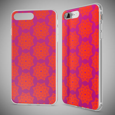 NALIA Handyhülle kompatibel mit iPhone 8 Plus / 7 Plus, Slim Silikon Motiv Handy-Case Crystal Schutz-Hülle Dünn Durchsichtig, Etui Back-Cover Schale Transparent Bumper Spring Flowers NALIA Protective Hülle