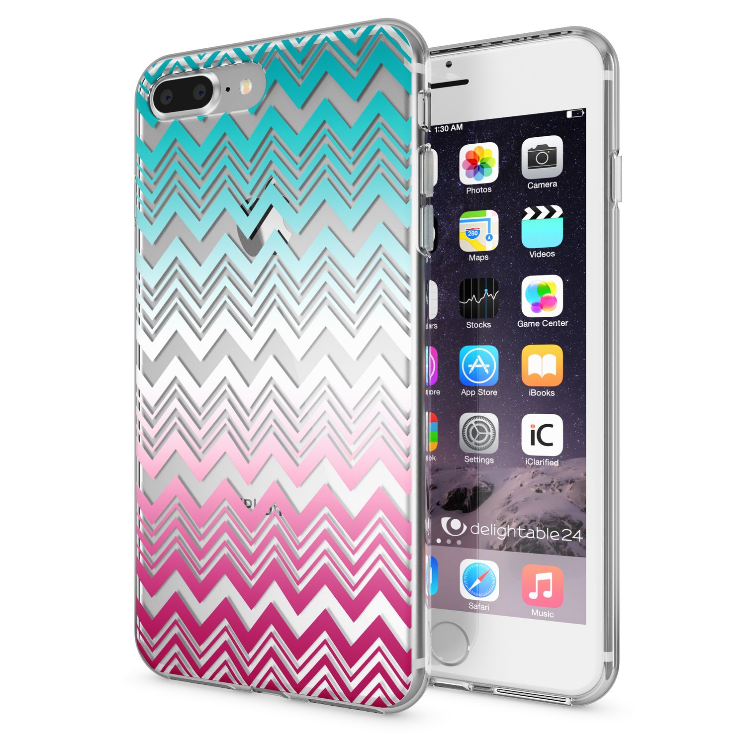 iPhone 8 Plus / 7 Plus Hülle Handyhülle von NALIA, Silikon Case Cover Bumper