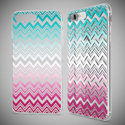 NALIA Handyhülle kompatibel mit iPhone 8 Plus / 7 Plus, Slim Silikon Motiv Handy-Case Crystal Schutz-Hülle Dünn Durchsichtig, Etui Back-Cover Schale Transparent Bumper Stars NALIA Protective Hülle