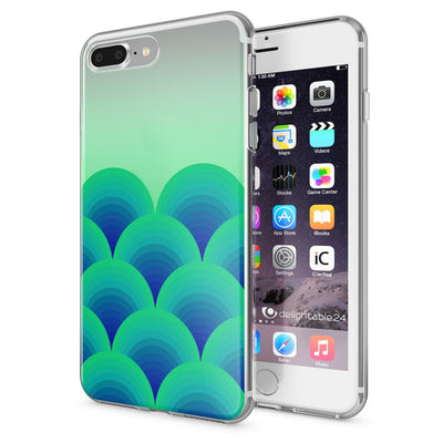 NALIA Handyhülle kompatibel mit iPhone 8 Plus / 7 Plus, Slim Silikon Motiv Handy-Case Crystal Schutz-Hülle Dünn Durchsichtig, Etui Back-Cover Schale Transparent Bumper Deer NALIA Protective Hülle