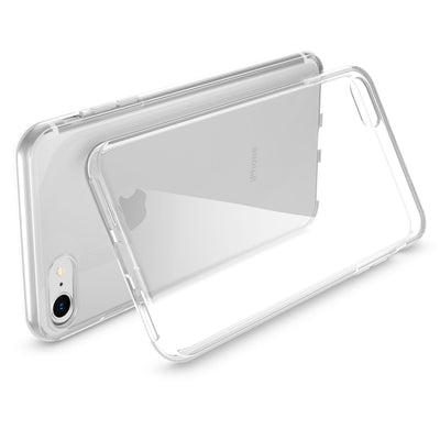 NALIA Handyhülle kompatibel mit iPhone SE 2022 / SE 2020 / 8 / 7 Hülle, Durchsichtige Silikon Schutzhülle Phone Cover Handy-Tasche Weich, Ultra-Slim Soft Bumper Case Backcover Dünn - Transparent Default Title NALIA SlimFit Hülle