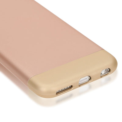 NALIA Handyhülle kompatibel mit iPhone 6 6S, Schutz-Hülle Case Stoßfest, Slider Hardcase Handy-Tasche Dünn, zwei-teiliges Slim Back-Cover Telefon-Schale Thin Smart-Phone Etui Matt Bumper - Rose Gold NALIA Protective Hülle